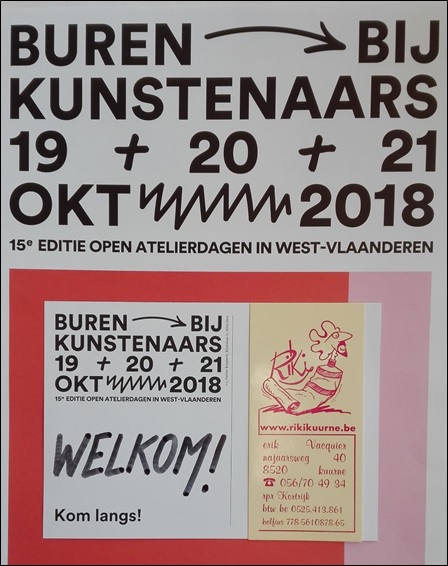 Buren bij kunstenaars 2018